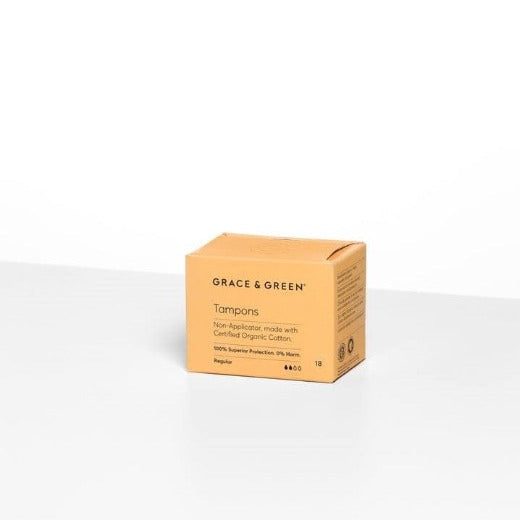 Bio Tampons Regular Grace & Green-Mymea-box
