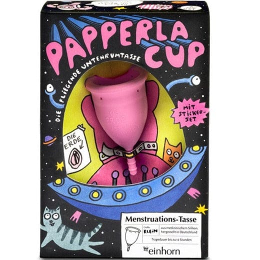 Menstruationstasse von Einhorn Papperlacup Gr. S-Mymea-box