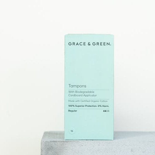 Bio Tampon mit Applikator Regular Grace & Green-Mymea-box